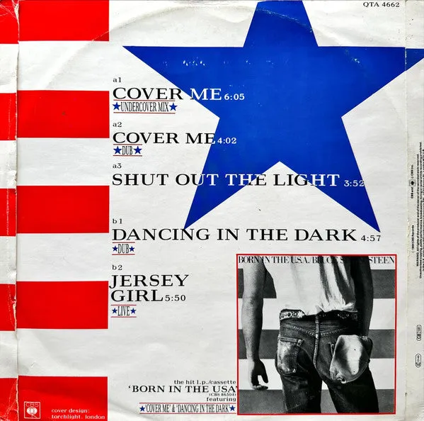 Bruce Springsteen Cover Me 12" maxi rock NM