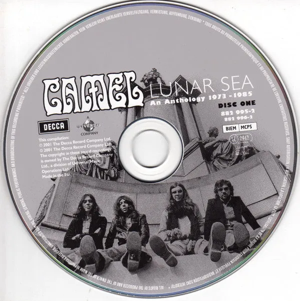Camel Lunar Sea Anthology 2CD compilation rimasterizzata