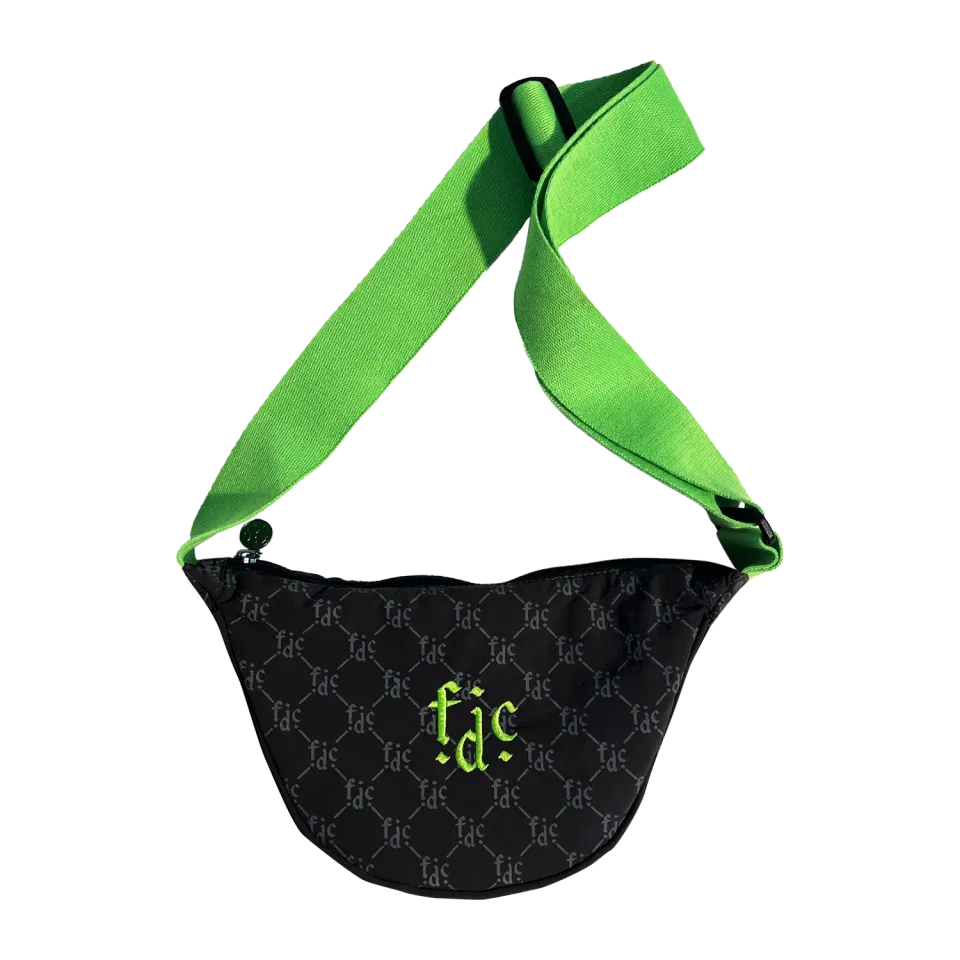 Fontaines D.C. F.D.C. Monogram borsa tracolla nero verde