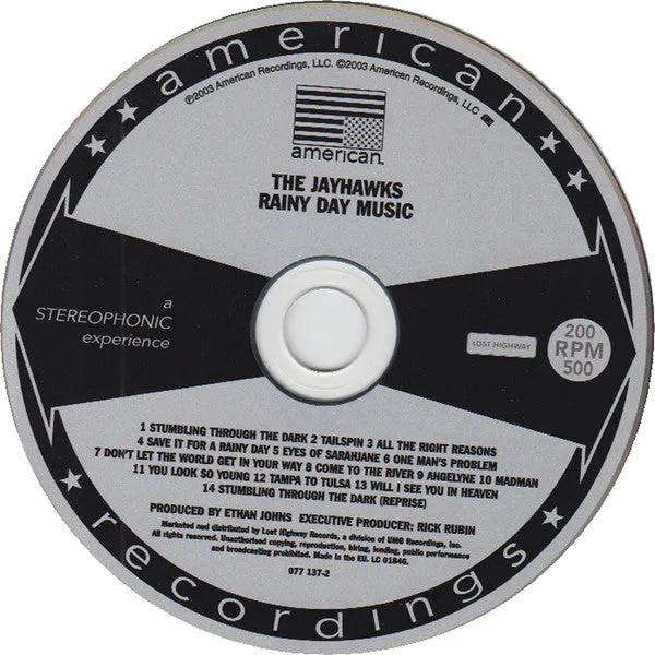 The Jayhawks Rainy Day Music 2xCD Doppio Country Rock VG