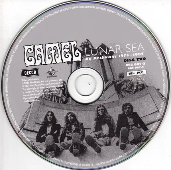 Camel Lunar Sea Anthology 2CD compilation rimasterizzata