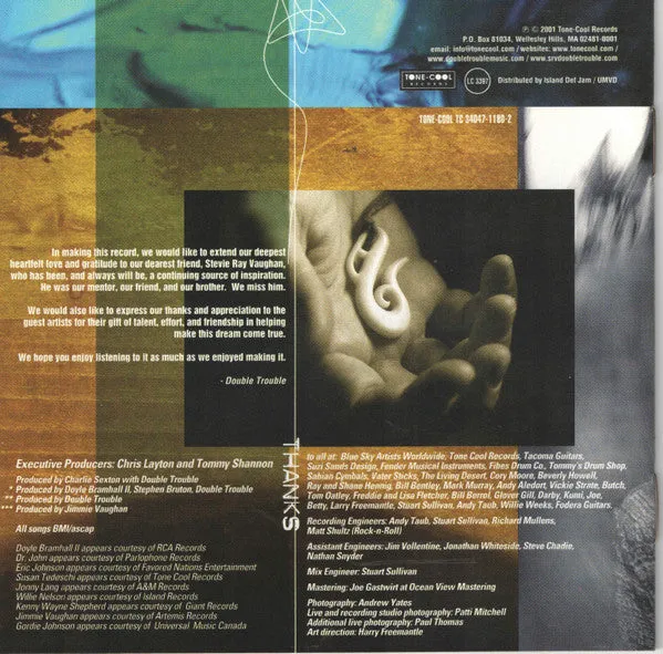 Double Trouble Been A Long Time CD album USA booklet