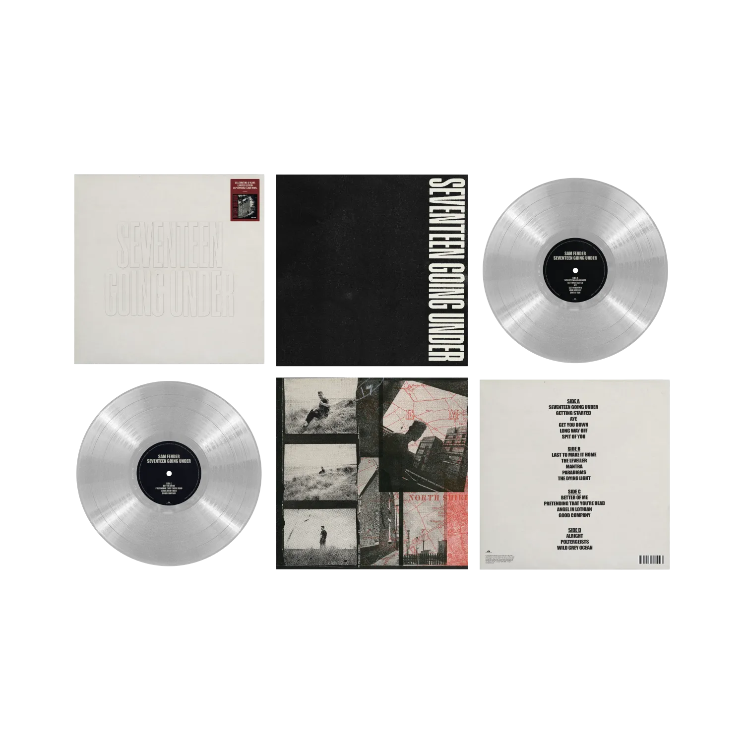 Sam Fender Seventeen Going Under doppio vinile clear 5th Anniversary