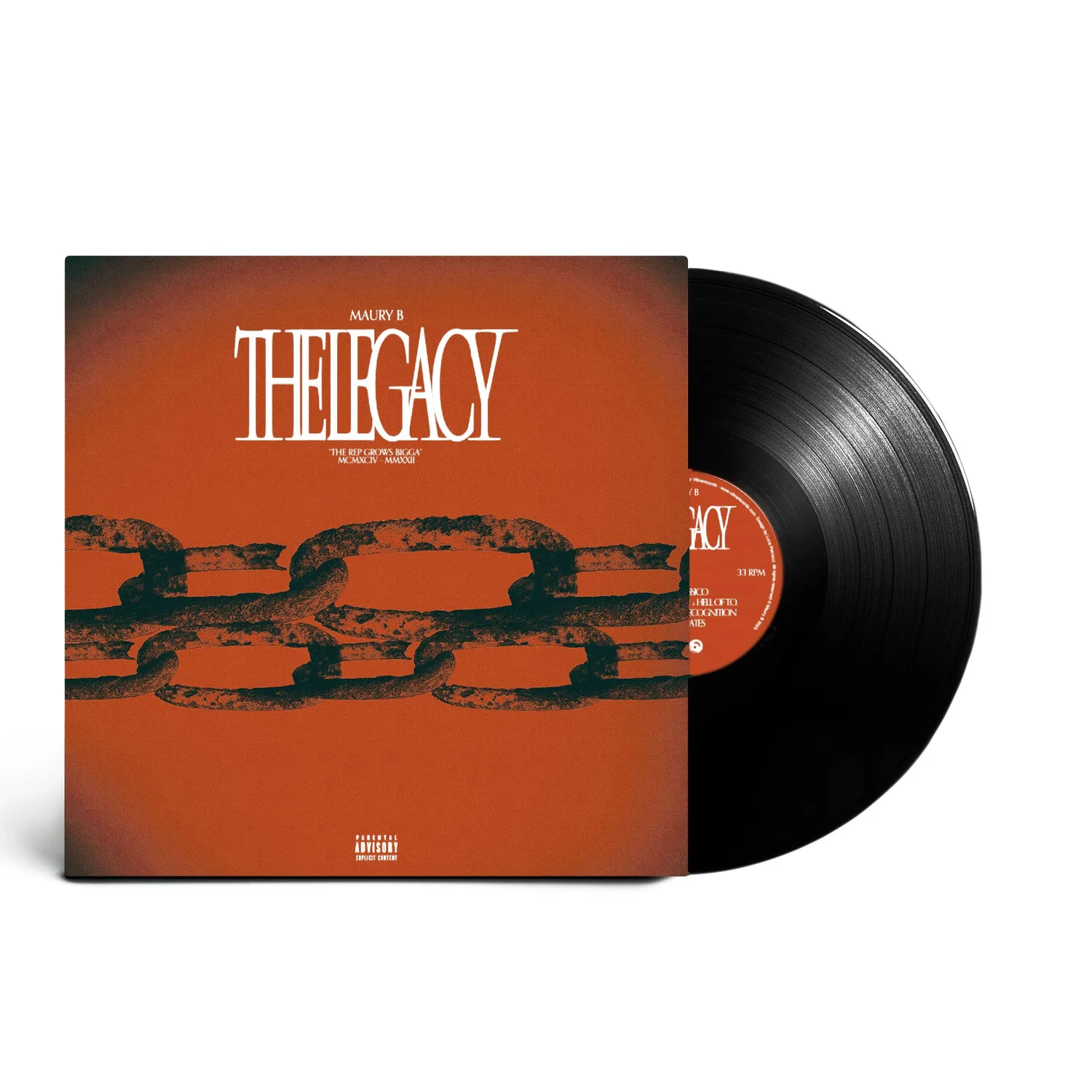 Vibrarecords Maury B The Legacy LP nero 150 copie