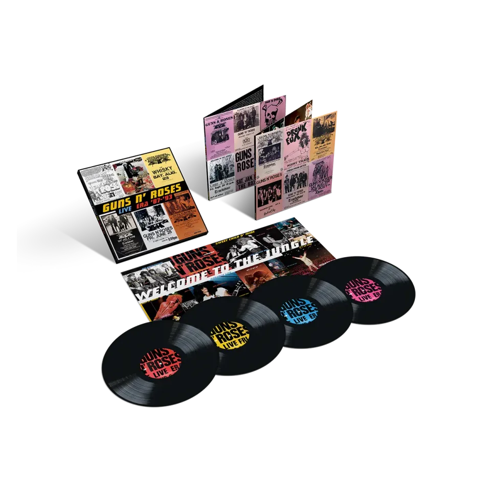 Polydor Records Live Era 87-93 vinile 4LP 180g