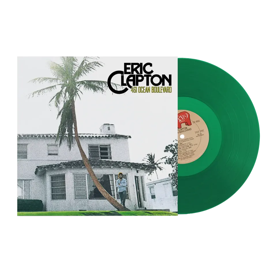 Polydor 461 Ocean Boulevard Clapton vinile LP verde