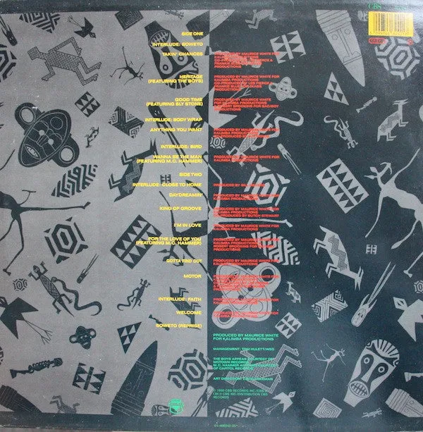 Earth Wind Fire Heritage vinile LP disco 1990
