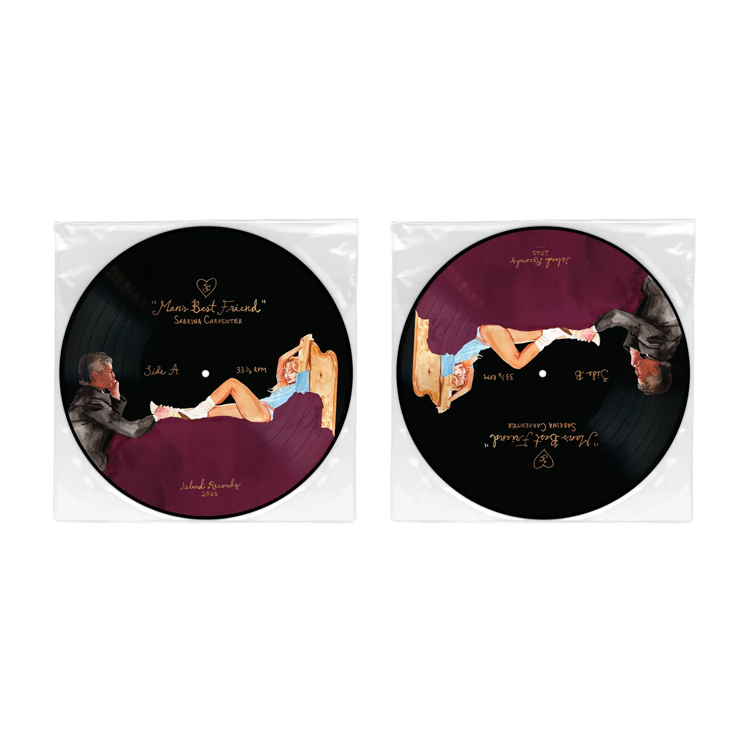 Polydor Man's Best Friend D2C Picture Disc vinile 12" rosa