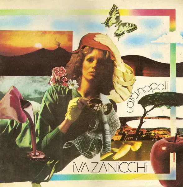 Iva Zanicchi Cara Napoli LP vinile gatefold usato NM