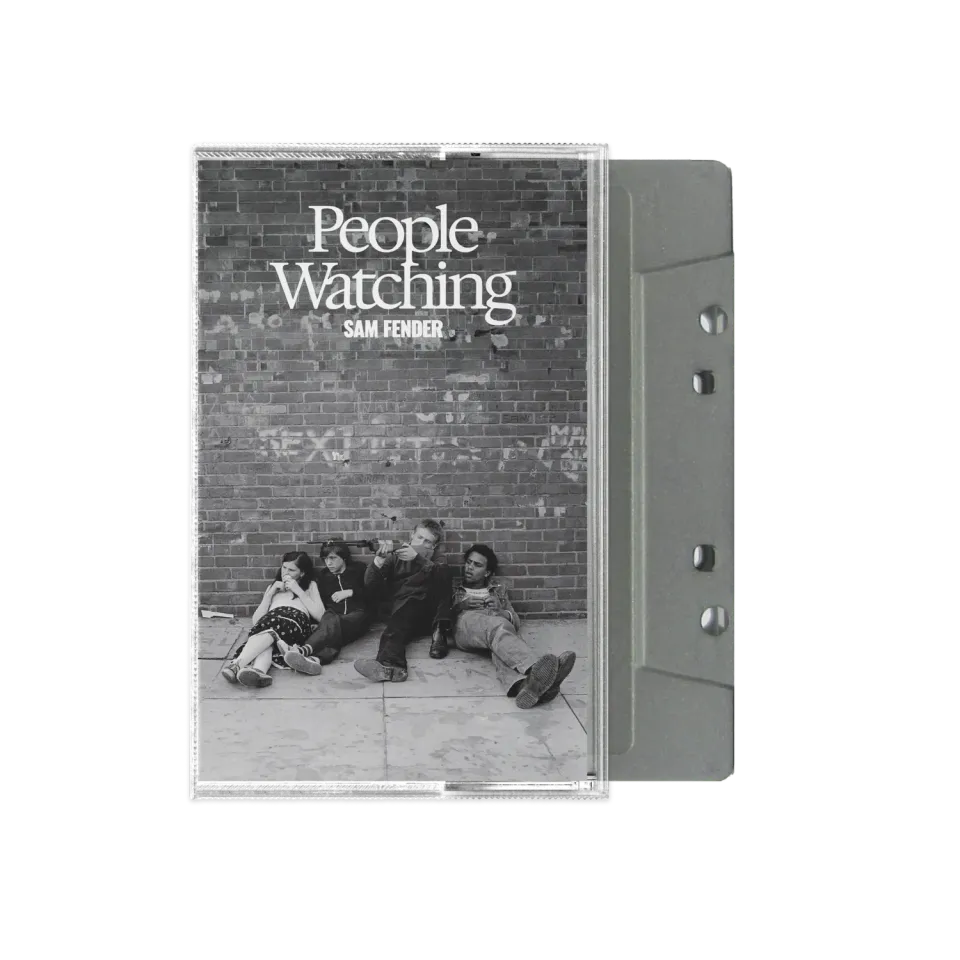 Sam Fender People Watching musicassetta silver artwork 2