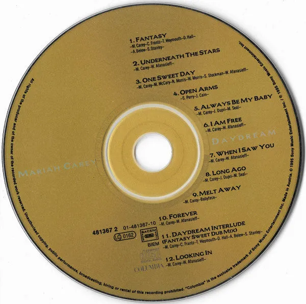Mariah Carey Daydream CD album 1995 Austria