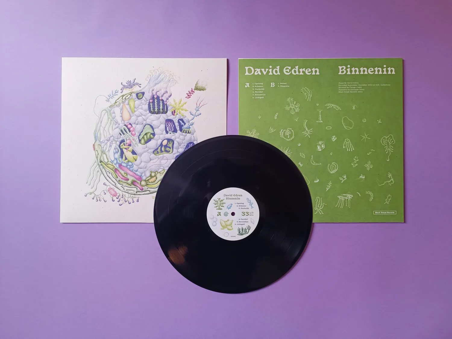 Black Sweat David Edren Binnenin vinile LP ambient