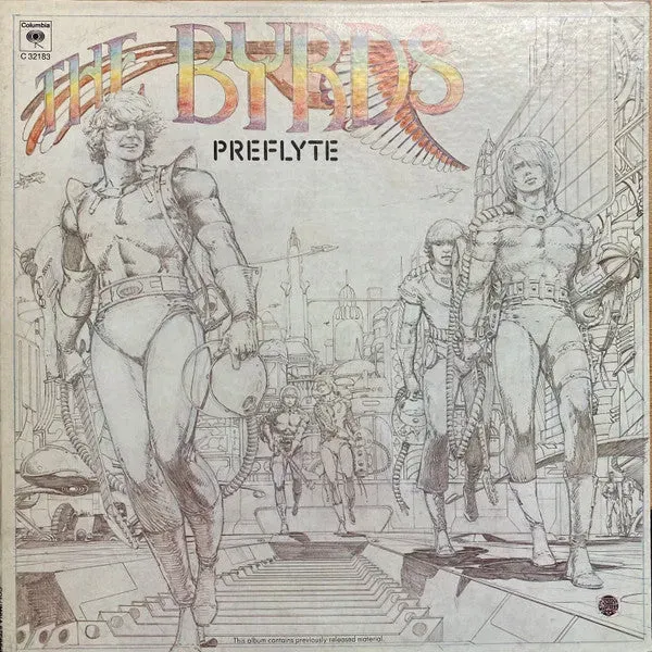 Byrds Preflyte LP ristampa usato NM folk rock