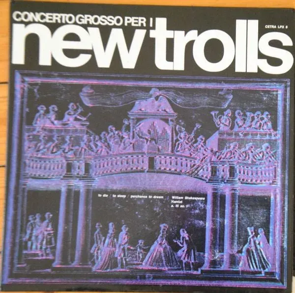 New Trolls Concerto Grosso vinile LP ristampa 1974 VG+