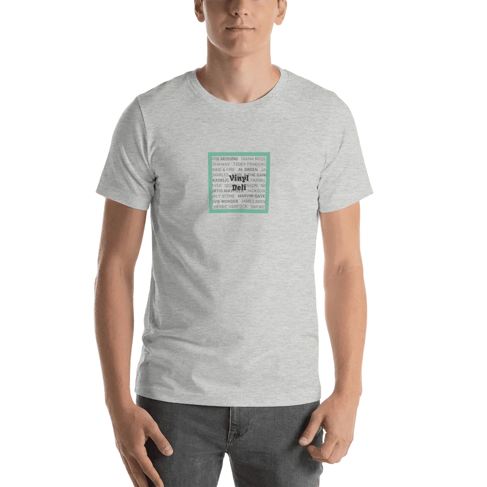 Vinyl Deli Soul Tee maglietta cotone grigio melange
