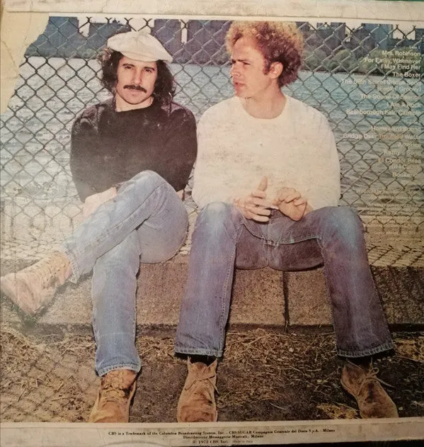 Simon & Garfunkel Greatest Hits LP ristampa VG+ usata