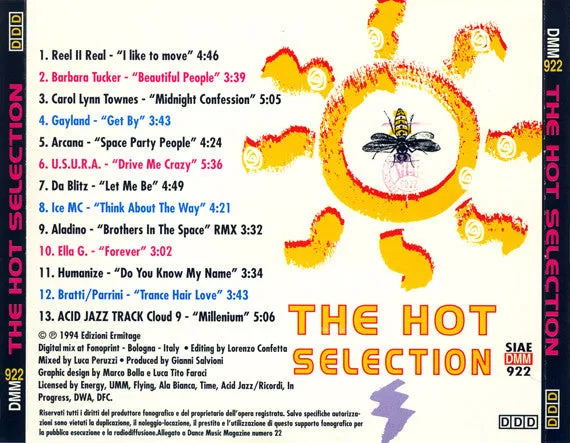 Various The Hot Selection CD compilation 1994 deep house