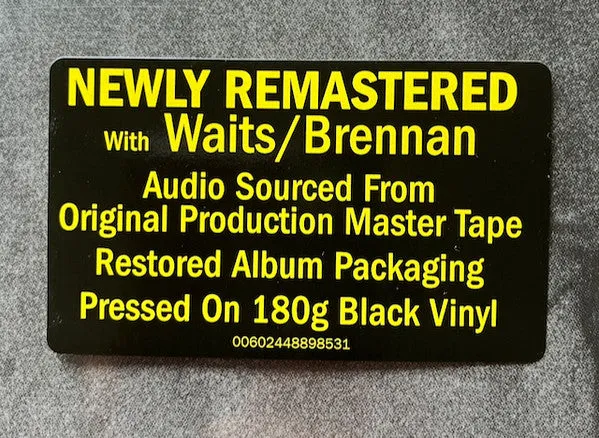Tom Waits Rain Dogs LP 180g rimasterizzato