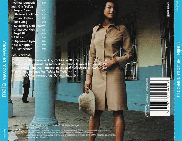 Malia Yellow Daffodils CD Album 2003 neo soul usato