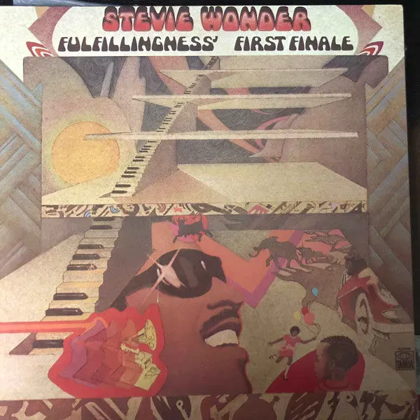 Stevie Wonder Fulfillingness First Finale LP gatefold 1974