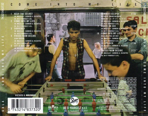 Gala Come Into My Life CD album 1997 euro house