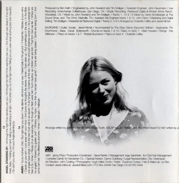Jewel Pieces Of You CD album Germania 1995