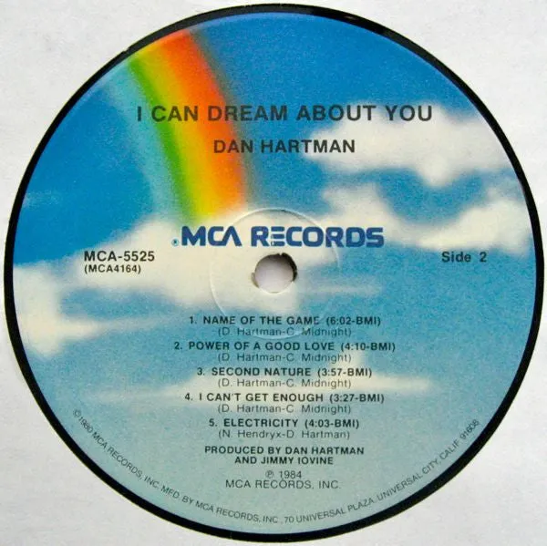 Dan Hartman I Can Dream About You LP vinile pop rock 1984