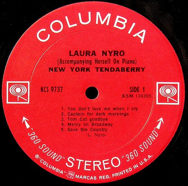 Laura Nyro New York Tendaberry LP vinile Pitman soul