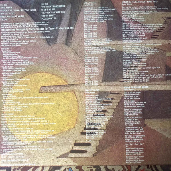 Stevie Wonder Fulfillingness First Finale LP gatefold 1974