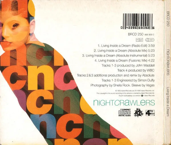 Nightcrawlers Living Inside A Dream CD singolo