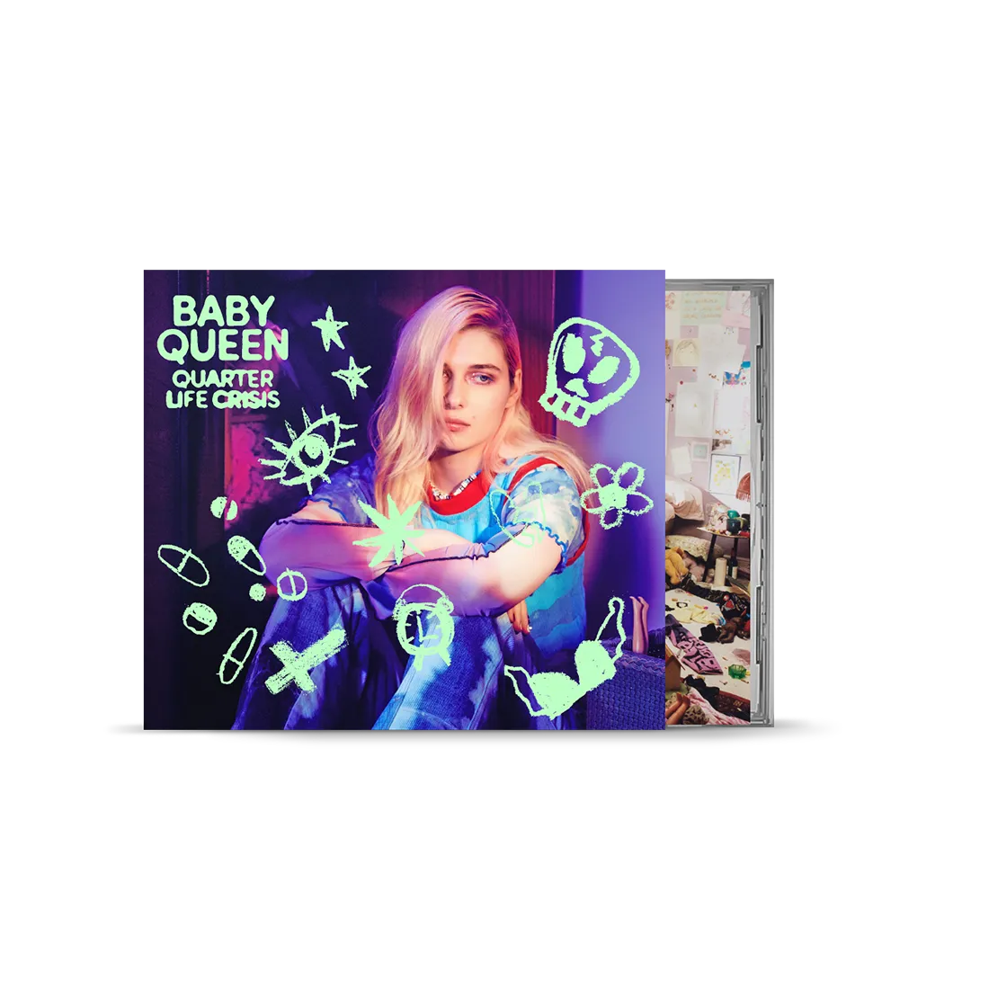 Baby Queen Quarter Life Crisis Tour Glow in the Dark CD O-Card