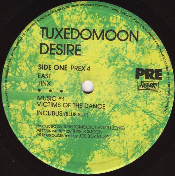 Tuxedomoon Desire LP vinile 1981 usato quasi nuovo