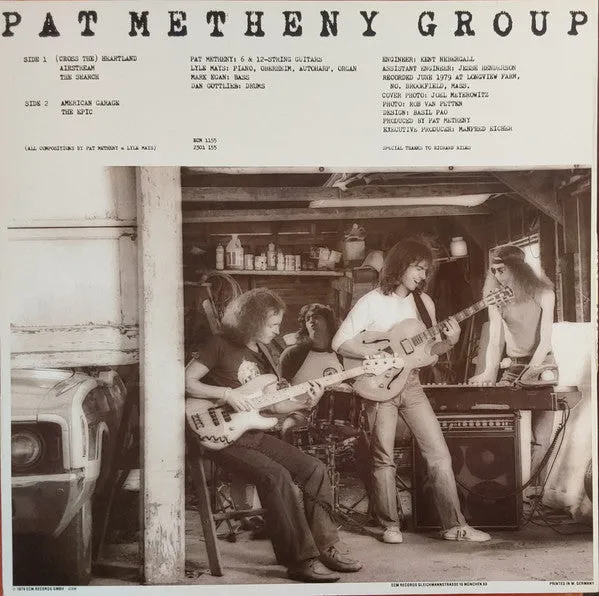 Pat Metheny Group American Garage LP vinile fusion