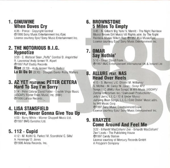 Touch My Soul Vol.9 CD compilation Near Mint