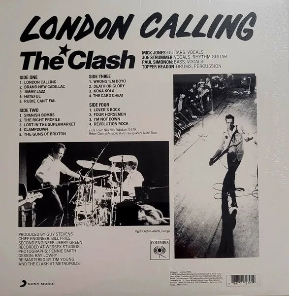 The Clash London Calling vinile 2LP 180g rimasterizzato