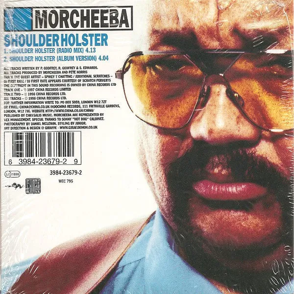 Morcheeba Shoulder Holster cd singolo trip hop card