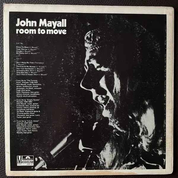 John Mayall Room To Move LP compilation olandese