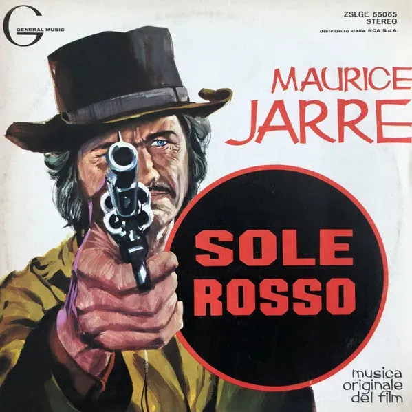 Maurice Jarre Sole Rosso LP Colonna Sonora 1971 usato