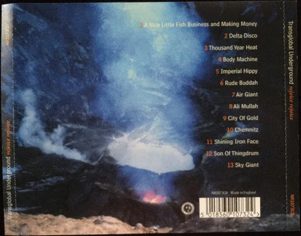 Transglobal Underground Rejoice Rejoice CD album usato NM