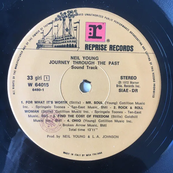 Neil Young Journey Through The Past 2xLP vinile