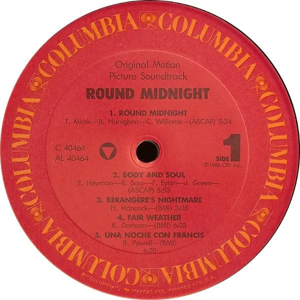Herbie Hancock Round Midnight LP Vinile Colonna Sonora USA
