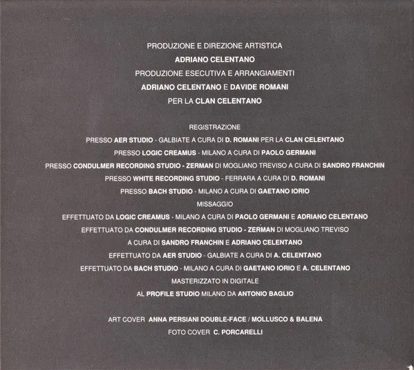 Adriano Celentano Quel Punto CD usato digipack 1994