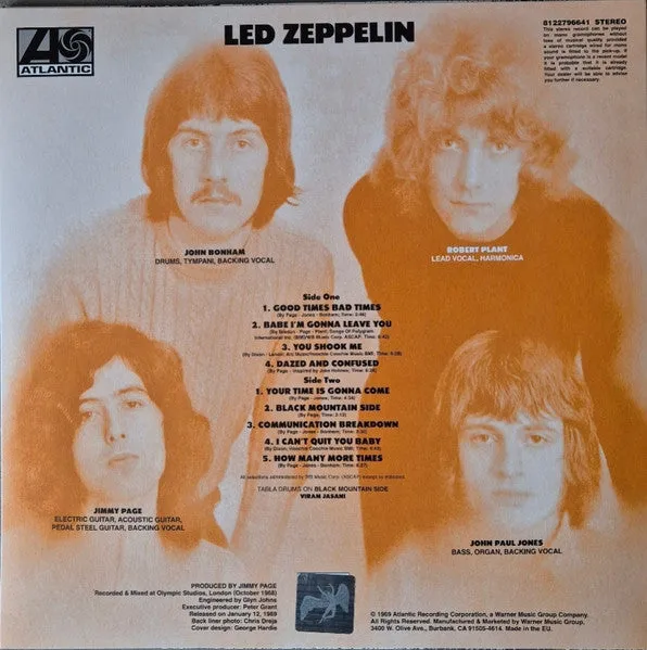 Led Zeppelin Led Zeppelin LP 180g rimasterizzato