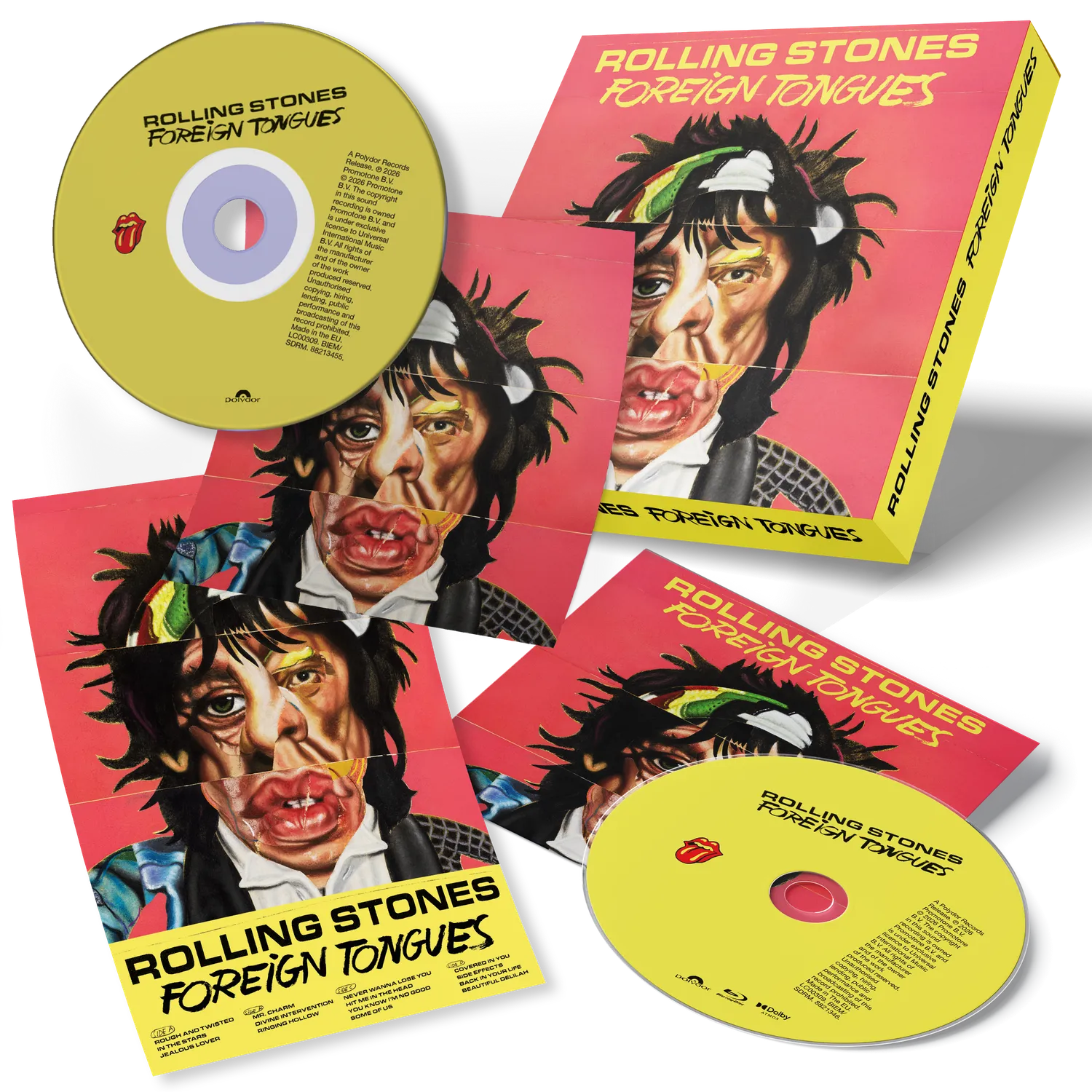 Polydor Foreign Tongues CD boxset Rolling Stones con Blu-ray
