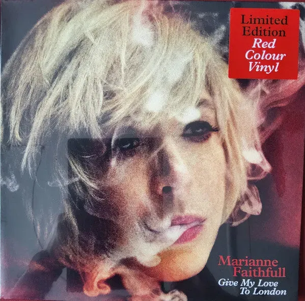 Marianne Faithfull Give My Love To London vinile LP rosso limitato