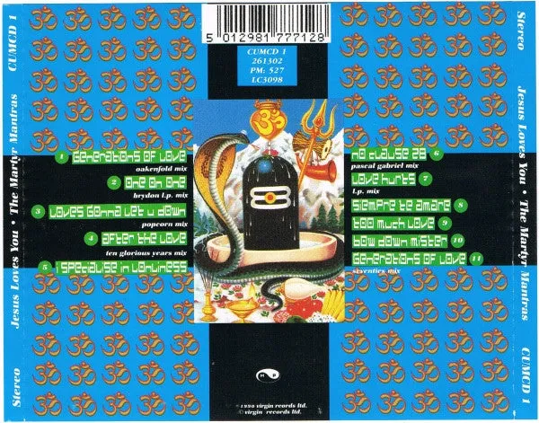 Jesus Loves You The Martyr Mantras CD album 1990 usato