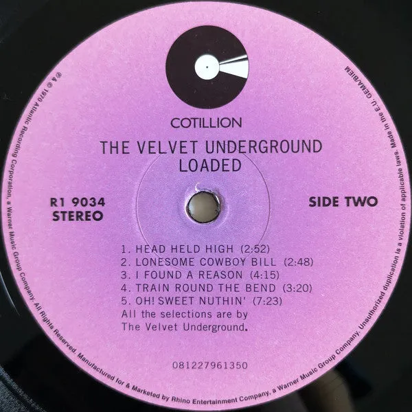 Velvet Underground Loaded LP vinile ristampa art rock 2020