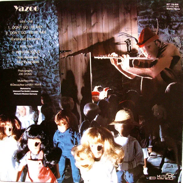 Yazoo Don't Go 12" maxi singolo remix synth-pop VG