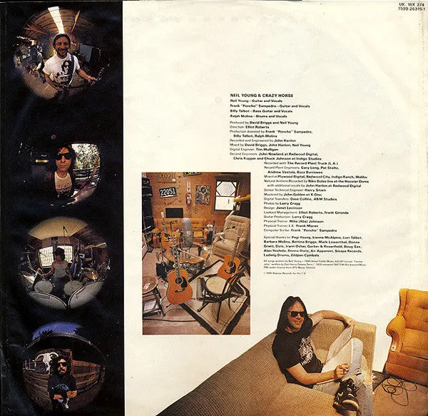 Neil Young Crazy Horse Ragged Glory LP VG+