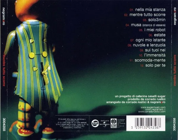 Negramaro Mentre Tutto Scorre CD VG+ pop 2005